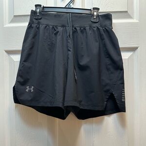 Under Armour Black Performance Shorts with Built-In Liner